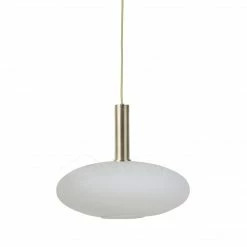 Best reviews of 🎁 Vakkerlight Brass Pendant & Opal Shade ⌛ 48 Vakkerlight Brass Pendant & Opal Shade