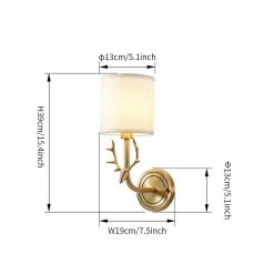 Best reviews of ๐ Vakkerlight Brass Deer Head Wall Light ๐ 79 Vakkerlight Brass Deer Head Wall Light