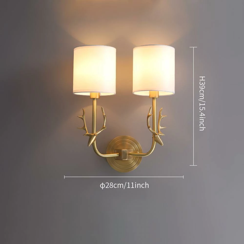 Best reviews of ๐ Vakkerlight Brass Deer Head Wall Light ๐ 36 Vakkerlight Brass Deer Head Wall Light