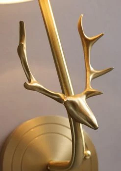 Best reviews of ๐ Vakkerlight Brass Deer Head Wall Light ๐ 62 Vakkerlight Brass Deer Head Wall Light