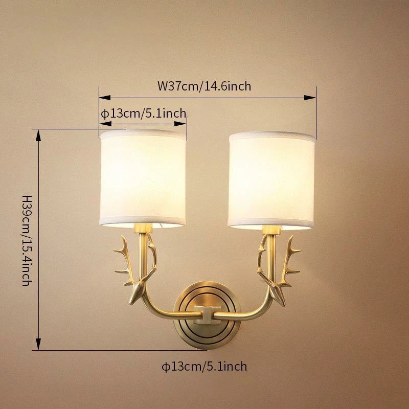 Best reviews of ๐ Vakkerlight Brass Deer Head Wall Light ๐ 37 Vakkerlight Brass Deer Head Wall Light