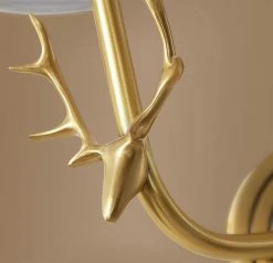 Best reviews of ๐ Vakkerlight Brass Deer Head Wall Light ๐ 68 Vakkerlight Brass Deer Head Wall Light