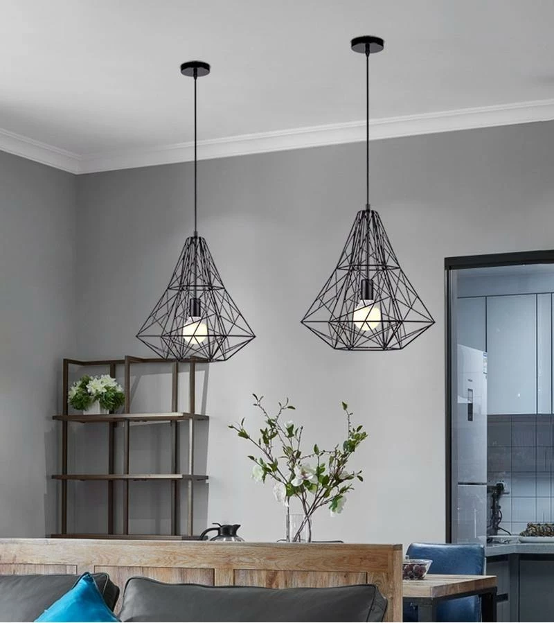 Top 10 😀 Vakkerlight Pendant Lights Cage Light Frame Pendant 😍 6 Vakkerlight Pendant Lights Cage Light Frame Pendant