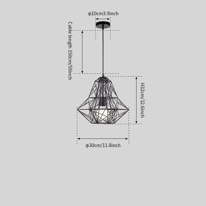 Top 10 😀 Vakkerlight Pendant Lights Cage Light Frame Pendant 😍 24 Vakkerlight Pendant Lights Cage Light Frame Pendant