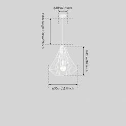 Top 10 😀 Vakkerlight Pendant Lights Cage Light Frame Pendant 😍 51 Vakkerlight Pendant Lights Cage Light Frame Pendant