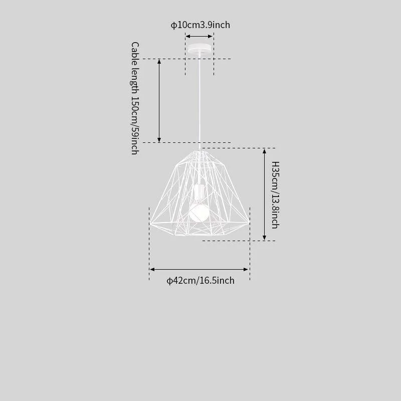 Top 10 😀 Vakkerlight Pendant Lights Cage Light Frame Pendant 😍 29 Vakkerlight Pendant Lights Cage Light Frame Pendant
