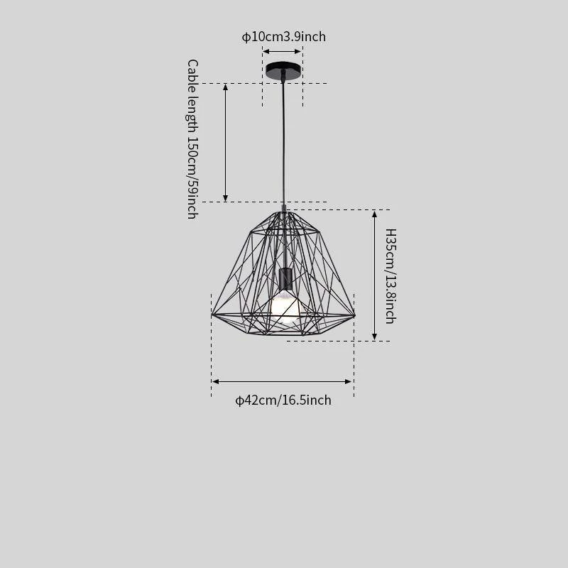 Top 10 😀 Vakkerlight Pendant Lights Cage Light Frame Pendant 😍 27 Vakkerlight Pendant Lights Cage Light Frame Pendant