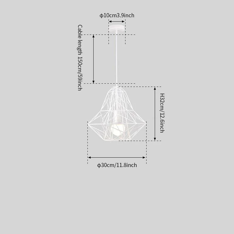 Top 10 😀 Vakkerlight Pendant Lights Cage Light Frame Pendant 😍 28 Vakkerlight Pendant Lights Cage Light Frame Pendant