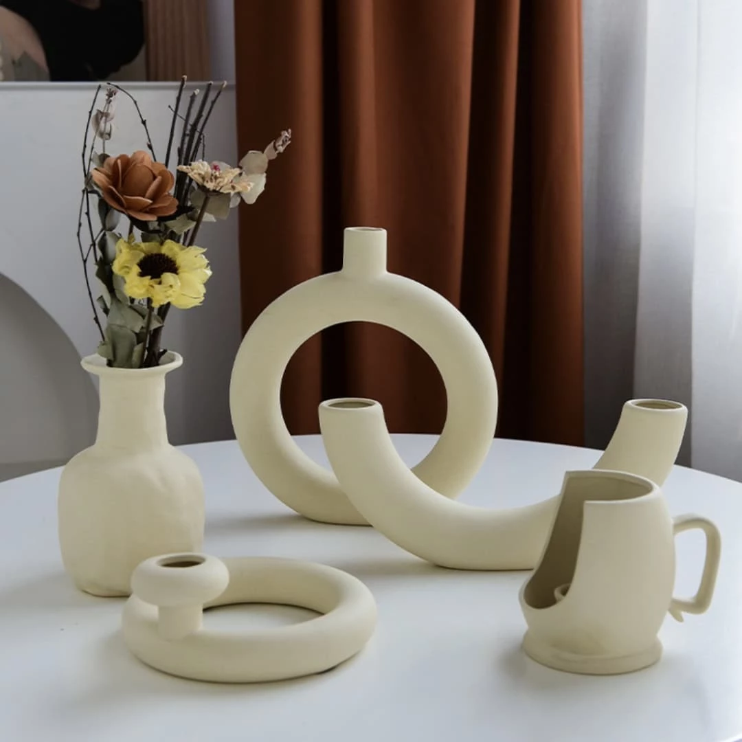 Deals โ๏ธ Vakkerlight Living Room Ceramic Decor Vase ๐ฅ 4 Vakkerlight Living Room Ceramic Decor Vase