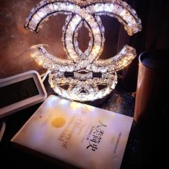 Vakkerlight Table Lamps Stainless Steel Crystal Table Lamp