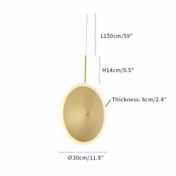 Deals 🎁 Vakkerlight Chrona Dish Suspension Pendant Lights 🛒 115 Vakkerlight Chrona Dish Suspension Pendant Lights