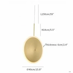 Deals 🎁 Vakkerlight Chrona Dish Suspension Pendant Lights 🛒 116 Vakkerlight Chrona Dish Suspension Pendant Lights