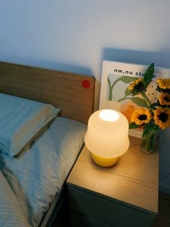 Vakkerlight Creamy Mushroom Table Lamp All Rooms