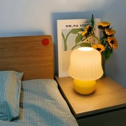 Vakkerlight Creamy Mushroom Table Lamp All Rooms
