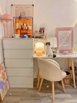 Vakkerlight Creamy Mushroom Table Lamp All Rooms