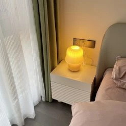 Vakkerlight Creamy Mushroom Table Lamp All Rooms