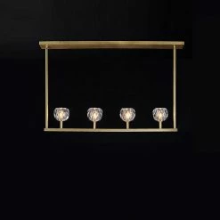 Vakkerlight Crystal Ball Linear Chandeliers