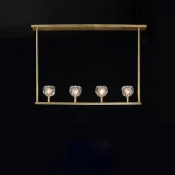 Vakkerlight Crystal Ball Linear Chandeliers