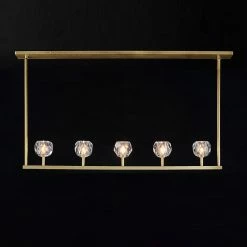 Vakkerlight Crystal Ball Linear Chandeliers