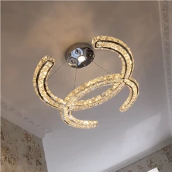 Vakkerlight Stainless Steel Crystal Chandeliers