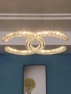 Vakkerlight Stainless Steel Crystal Chandeliers