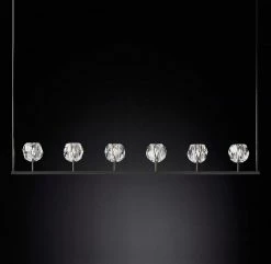 Vakkerlight Chandeliers Crystal Ball Linear Chandelier