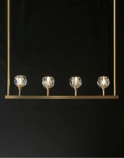 Vakkerlight Chandeliers Crystal Ball Linear Chandelier