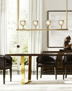 Vakkerlight Chandeliers Crystal Ball Linear Chandelier