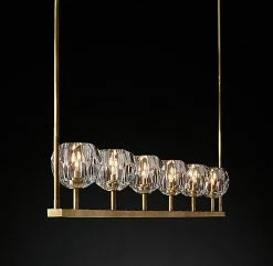 Vakkerlight Chandeliers Crystal Ball Linear Chandelier
