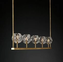 Vakkerlight Chandeliers Crystal Ball Linear Chandelier
