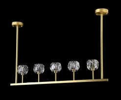 Vakkerlight Chandeliers Crystal Ball Linear Chandelier