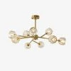 Vakkerlight Chandeliers Crystal Ball Round Cluster Chandelier