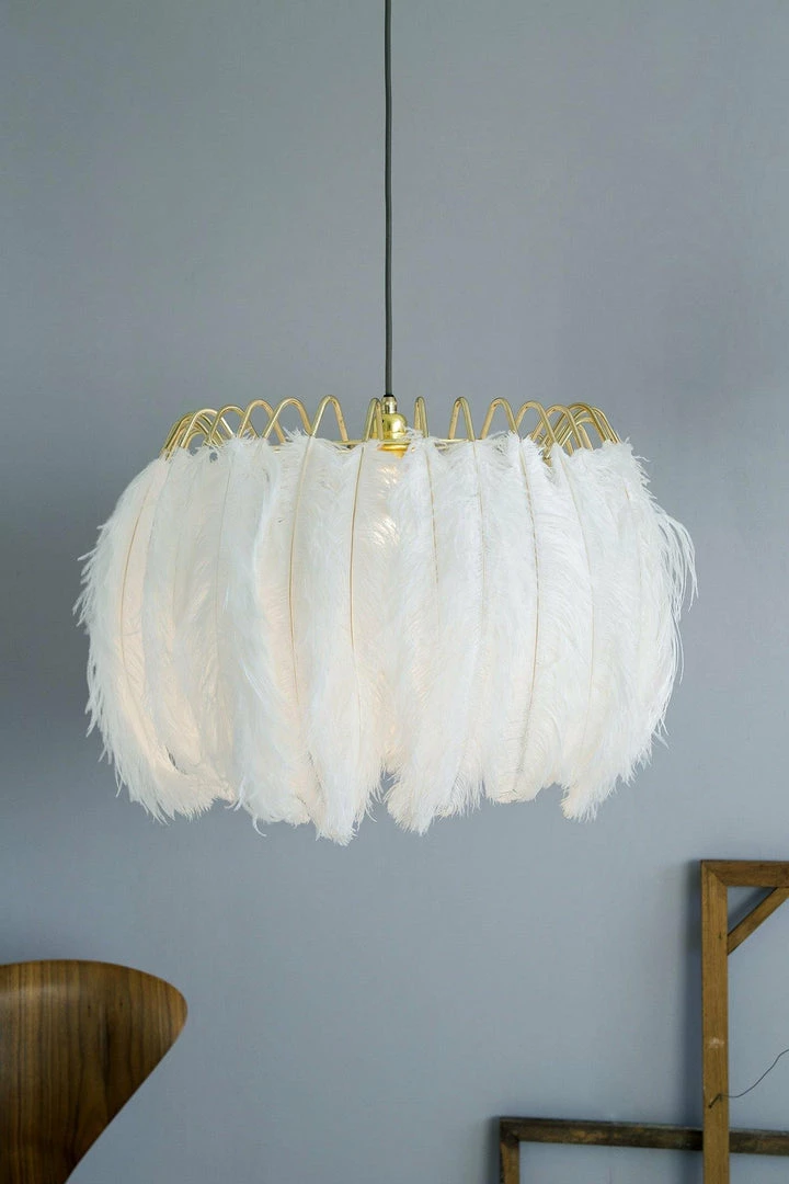 Promo 🔥 Vakkerlight Pendant Lights Feather Pendant Lamp 😉 45 Vakkerlight Pendant Lights Feather Pendant Lamp