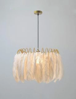 Promo 🔥 Vakkerlight Pendant Lights Feather Pendant Lamp 😉 89 Vakkerlight Pendant Lights Feather Pendant Lamp
