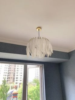 Promo 🔥 Vakkerlight Pendant Lights Feather Pendant Lamp 😉 80 Vakkerlight Pendant Lights Feather Pendant Lamp