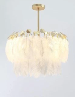 Promo 🔥 Vakkerlight Pendant Lights Feather Pendant Lamp 😉 82 Vakkerlight Pendant Lights Feather Pendant Lamp