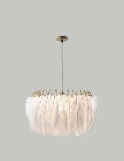 Promo 🔥 Vakkerlight Pendant Lights Feather Pendant Lamp 😉 75 Vakkerlight Pendant Lights Feather Pendant Lamp