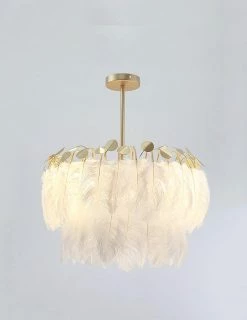 Promo 🔥 Vakkerlight Pendant Lights Feather Pendant Lamp 😉 69 Vakkerlight Pendant Lights Feather Pendant Lamp