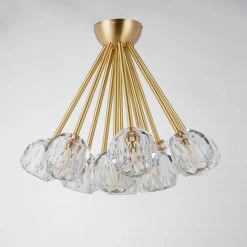 Vakkerlight Ceiling Lamp Flushmount Crystal Ball