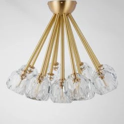 Vakkerlight Ceiling Lamp Flushmount Crystal Ball