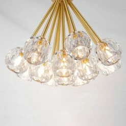 Vakkerlight Ceiling Lamp Flushmount Crystal Ball