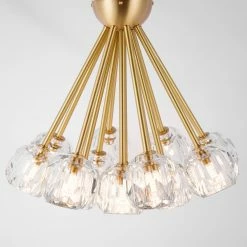 Vakkerlight Ceiling Lamp Flushmount Crystal Ball