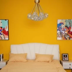 Vakkerlight Ceiling Lamp Flushmount Crystal Ball