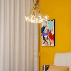 Vakkerlight Ceiling Lamp Flushmount Crystal Ball