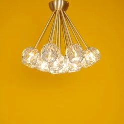Vakkerlight Ceiling Lamp Flushmount Crystal Ball