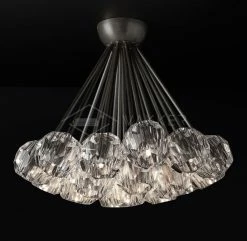 Vakkerlight Ceiling Lamp Flushmount Crystal Ball