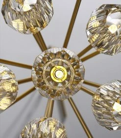 Vakkerlight Ceiling Lamp Flushmount Crystal Ball
