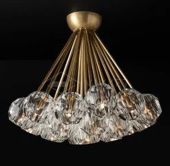 Vakkerlight Ceiling Lamp Flushmount Crystal Ball