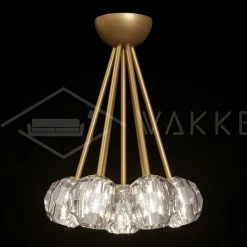 Vakkerlight Ceiling Lamp Flushmount Crystal Ball