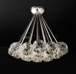 Vakkerlight Ceiling Lamp Flushmount Crystal Ball